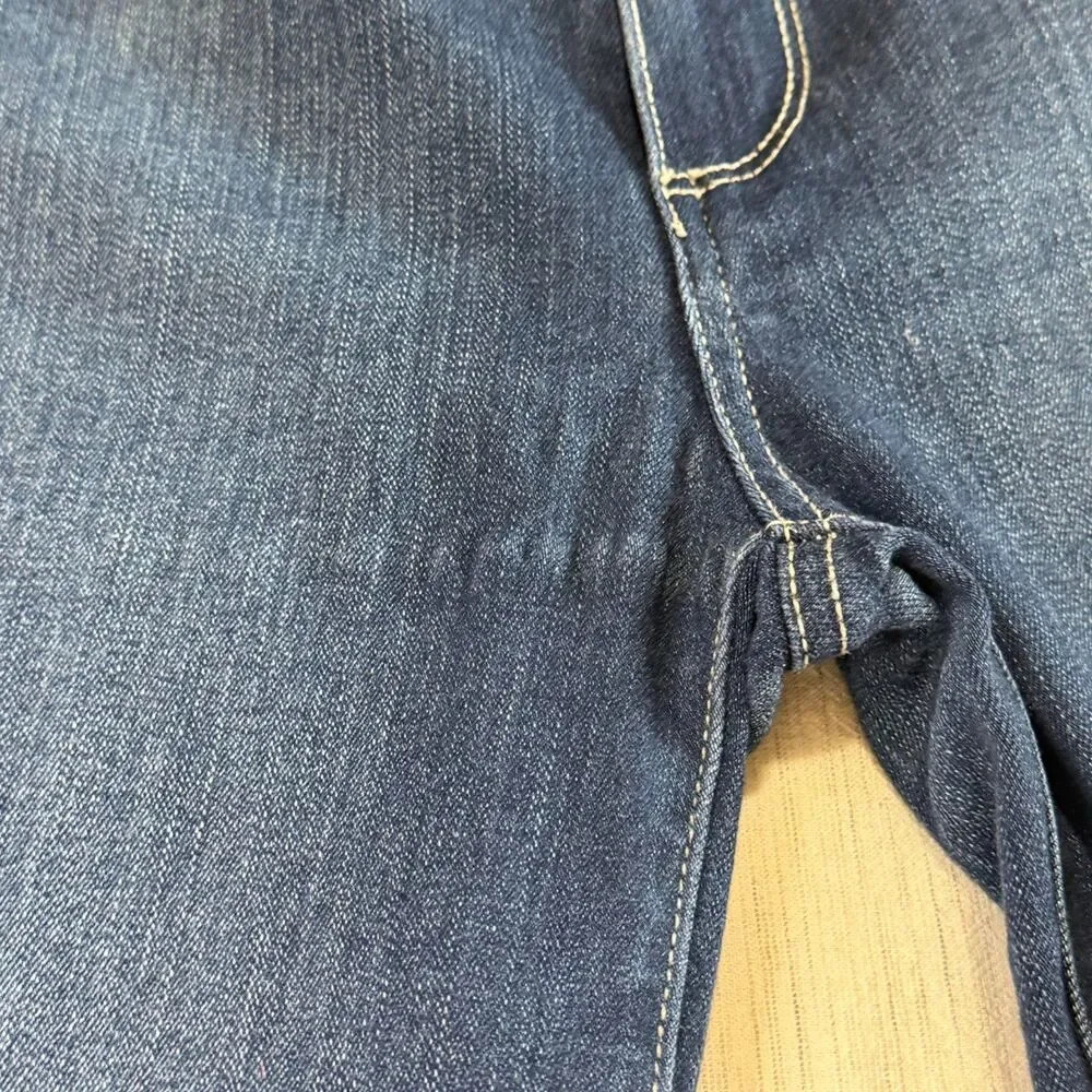 Paige Jeans Women's Size‎ 27 Dark Blue Hoxton Crop Ankle Denim Stretch Mid rise